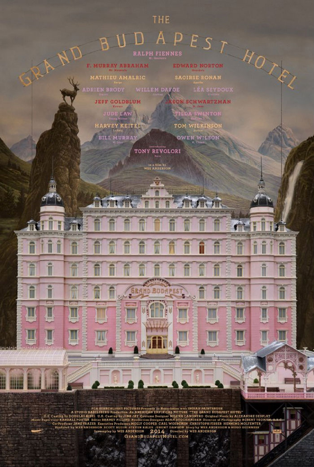 Grand Budapest Hotel teaser poster plakat