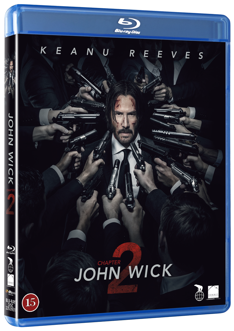 John Wick 2 Blu-ray cover
