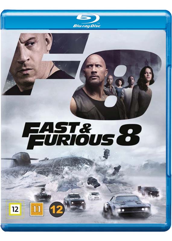 Fast & Furious 8 blu-ray cover