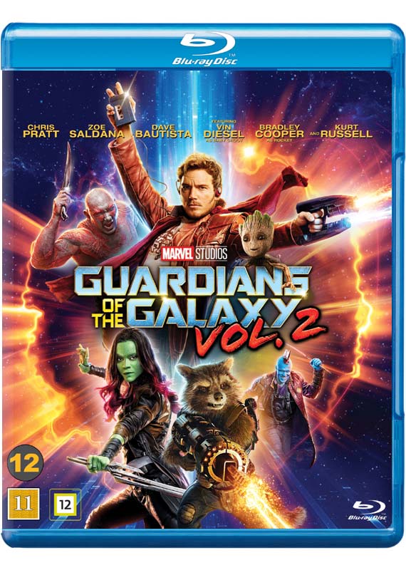 Guardians of the Galaxy 2 blu-ray cover