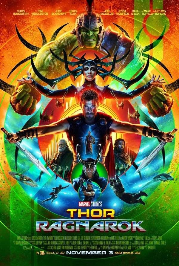 Thor Ragnarok biograf poster