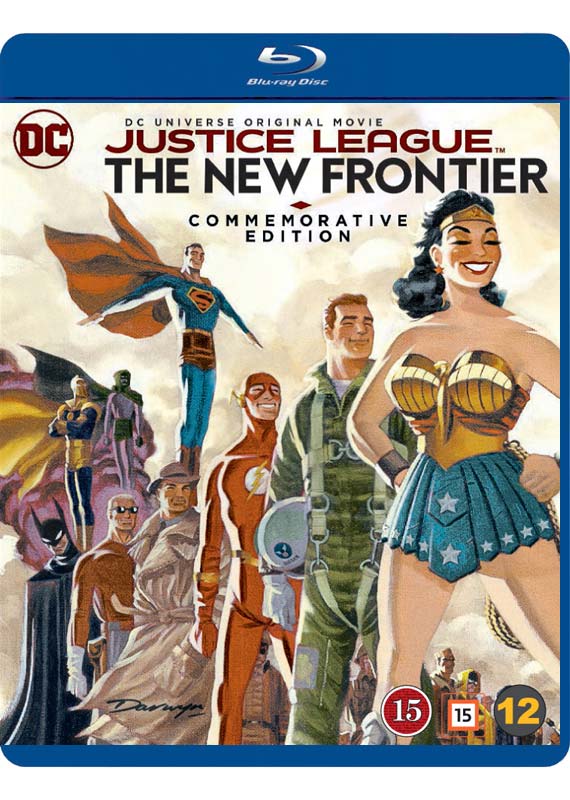 Justice League The New Frontier blu-ray cover