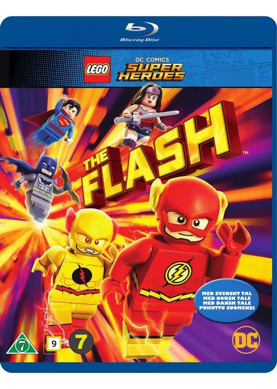 Lego The Flash blu-ray cover