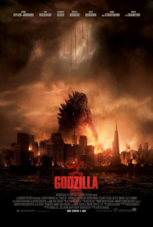 Godzilla 2014 poser