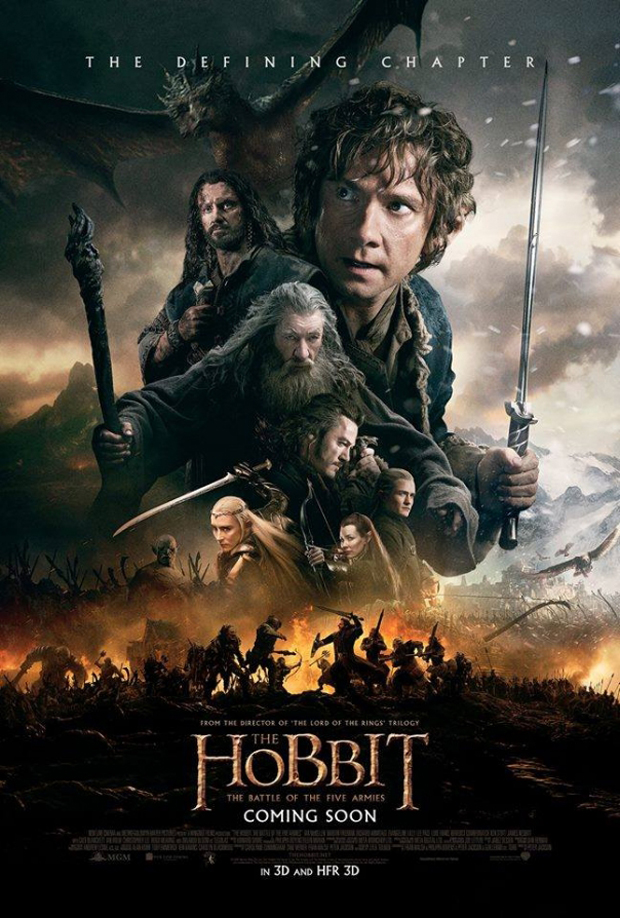 hobbitten five armies poster