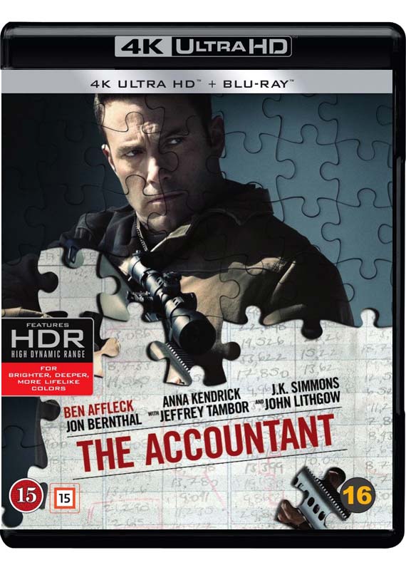 The Accountant 4K Blu-ray cover