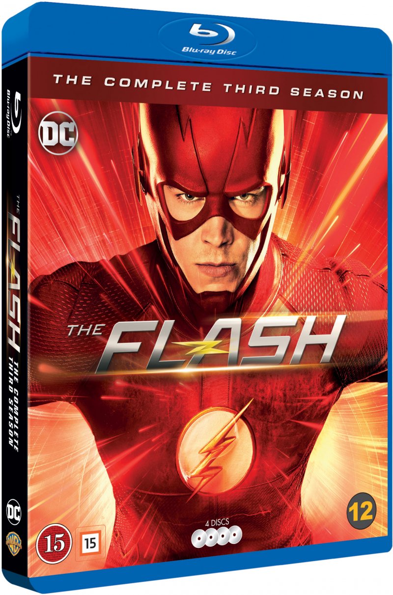 The Flash season 3 blu-ray cover