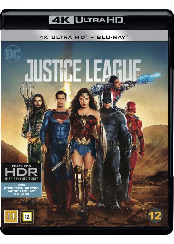 justice league 4k blu-ray cover